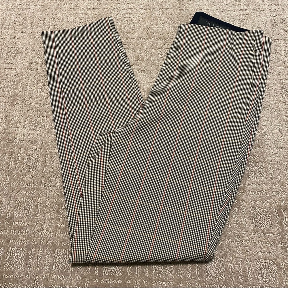 {rag & bone} Simone Pant Houndstooth Trousers ~ Size 4